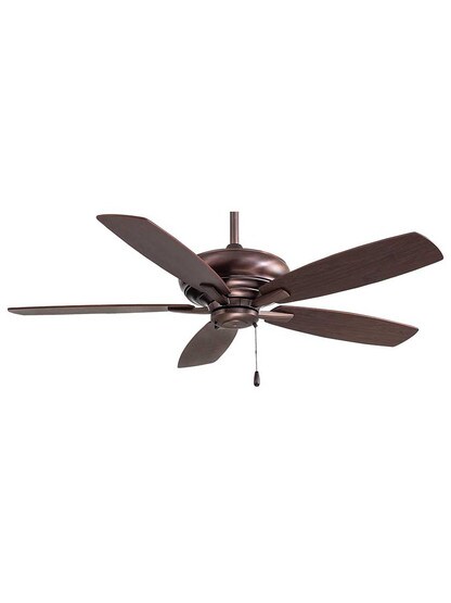 Kola 52-Inch Ceiling Fan in Dark Brushed Bronze.